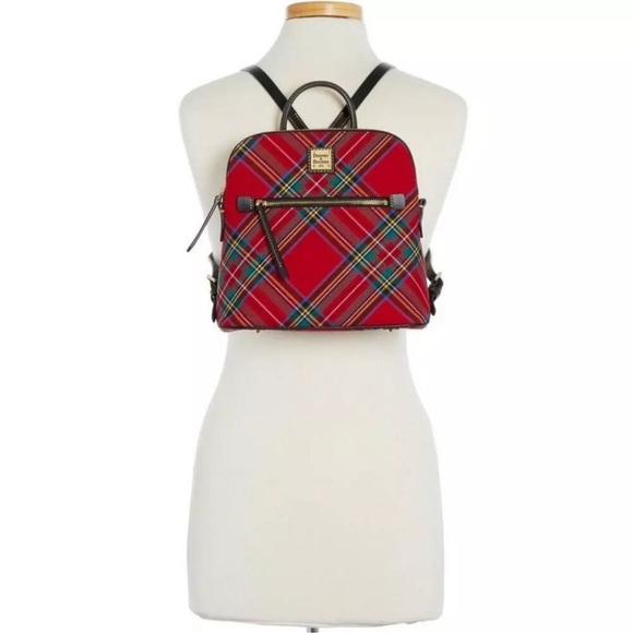 Dooney & Bourke Tartan Plaid Backpack NWT - Picture 4 of 7